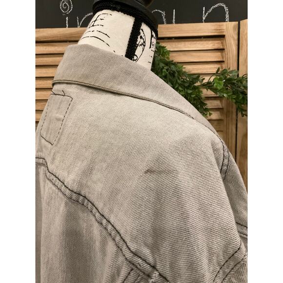 LEVIS red tab 70589 GRAY denim trucker jacket - Picture 3 of 7